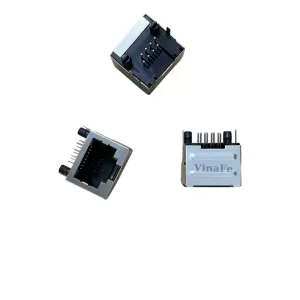 Cổng RJ45 Cái 8P8C 8 Chân Không LED 15.7*16.2mm